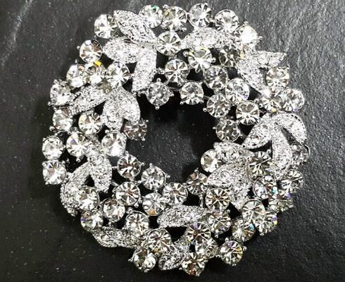 알뜰 쇼핑족 주목!! 메타다이아몬드 이베르 브로치 컬렉션(2종 베스트상품